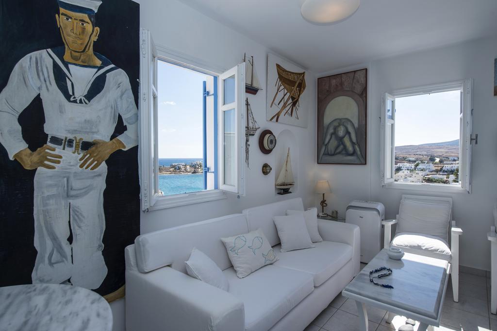 Aiolos Home With Private Veranda And Amazing Sea Views, Paros Писо Ливади Екстериор снимка