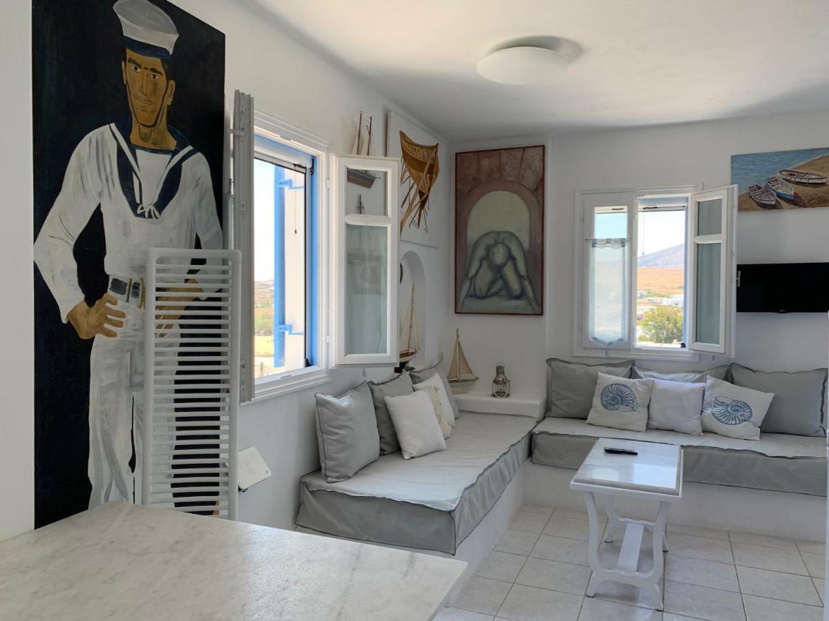 Aiolos Home With Private Veranda And Amazing Sea Views, Paros Писо Ливади Екстериор снимка