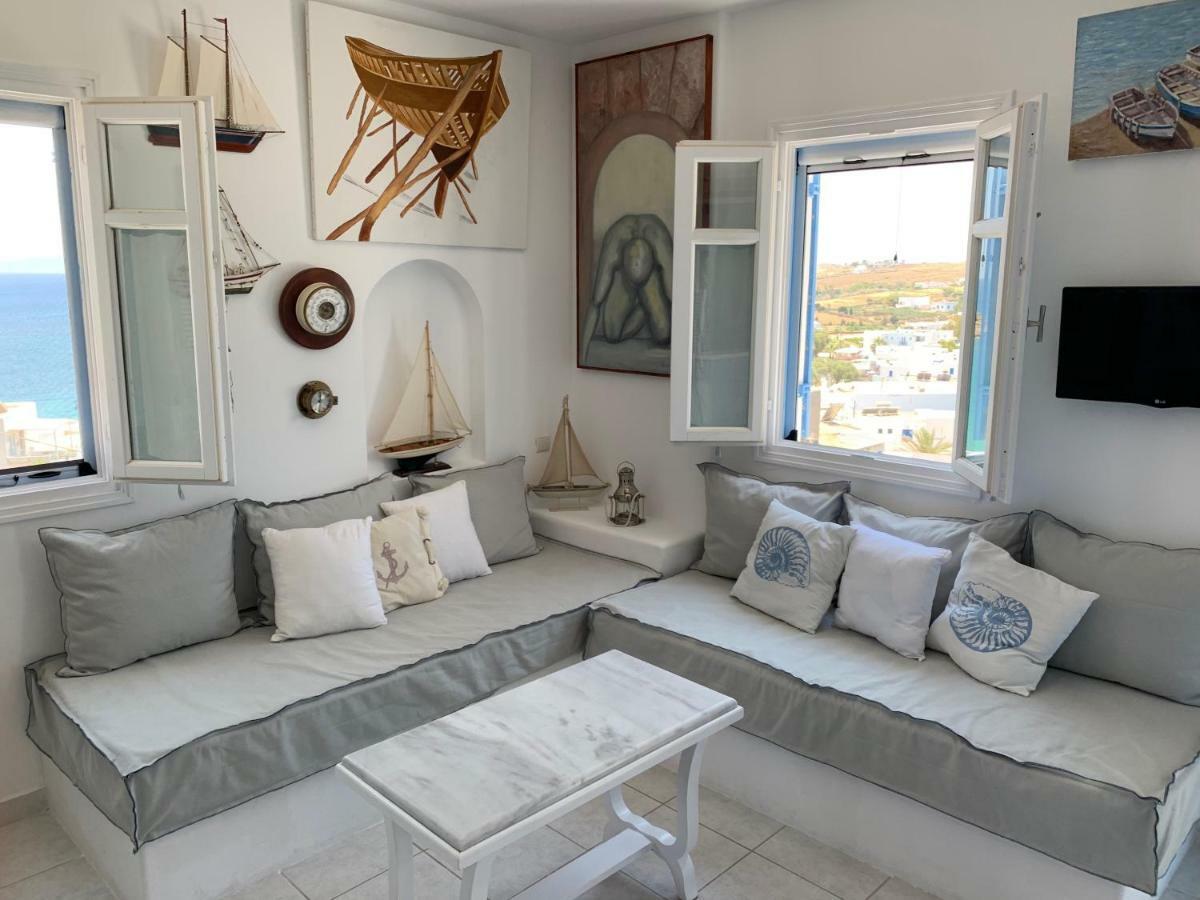 Aiolos Home With Private Veranda And Amazing Sea Views, Paros Писо Ливади Екстериор снимка